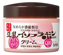 [나메라카혼포] 두유 이소플라본 탄력 윤기 크림 50g