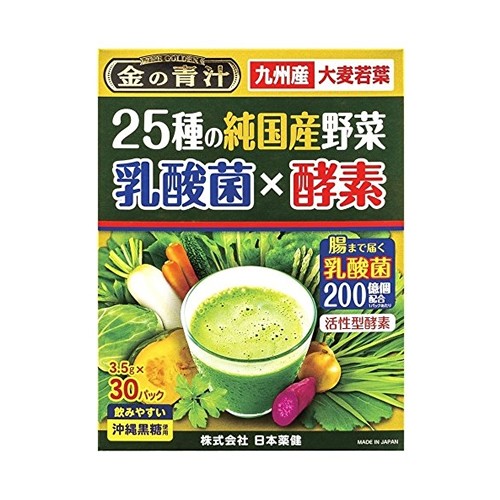 25종의 순수 국산 채소 유산균×효소 30팩입 (아오지루)