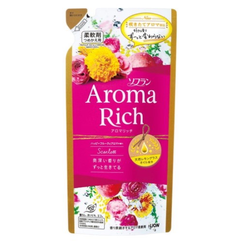 소프란 아로마리치 섬유유연제 해피 후르티아로마향 (리필)