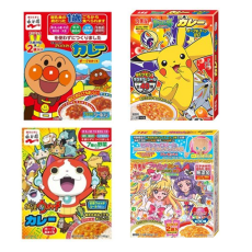 어린이 카레 / 호빵맨 요괴워치 프리큐어 피카츄(포켓몬) 카레 4종