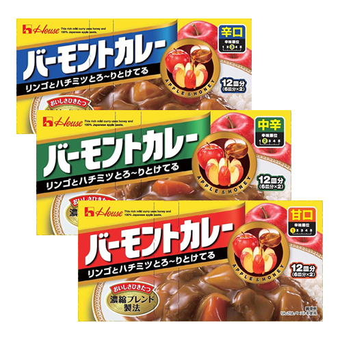 바몬드 카레 3종