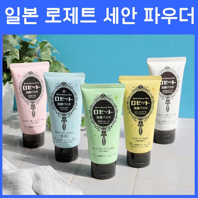 로제트 세안 파스타 폼클렌징 120g 4종