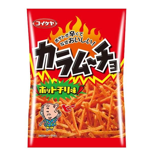 카라무쵸 스틱 (핫칠리맛)_포테토가 매운데 맛있는!